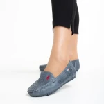 Дамски мокасини сини от еко кожа  Cartina