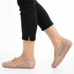 Дамски мокасини розови  от еко кожа  Cartina