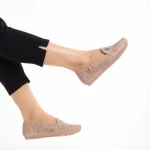 Дамски мокасини розови  от еко кожа  Cartina