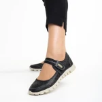 Всекидневни дамски обувки  черни  от еко кожа  Lakendra