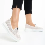 Всекидневни дамски обувки  розови  от еко кожа  Lala