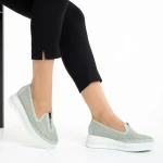 Всекидневни дамски обувки  зелени  от еко кожа  Lala