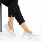 Всекидневни дамски обувки  белиот еко кожа  Lala