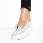 Всекидневни дамски обувки  белиот еко кожа  Lala