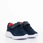 Детски спортни обувки  сини с червено  от текстилен материал  Vear