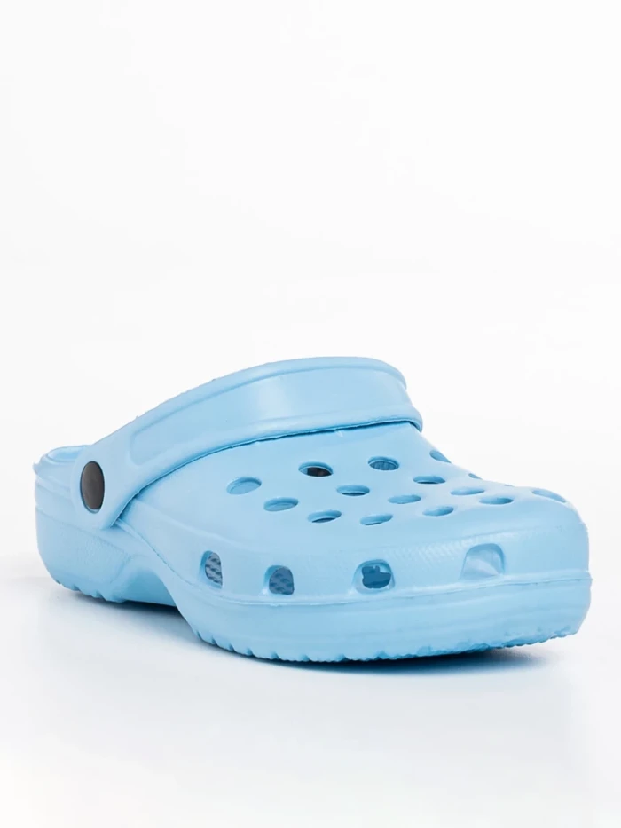 Детски чехли  светло сини от синтетичен материал Roxy