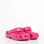 Детски чехли  цикламени  от синтетичен материал Roxy