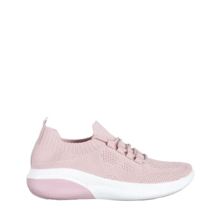 Дамски спортни обувки  розови  от текстилен материал  Latifa