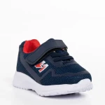 Детски спортни обувки  сини с червено  от текстилен материал  Vanilla