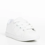 Детски спортни обувки  бели  от еко кожа  Omar