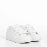 Детски спортни обувки  бели  от еко кожа  Omar