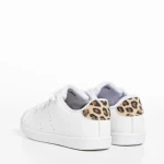 Детски спортни обувки  бели  от еко кожа  Omar