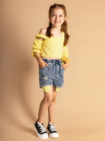 Детски кецове  Parila черни с бяло