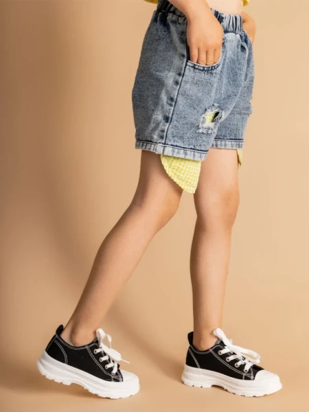 Детски кецове  Parila черни с бяло