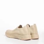 Дамски спортни обувки бежови  от текстилен материал  Rhona