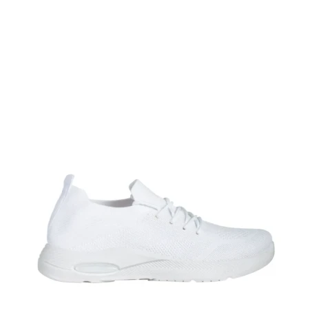 Дамски спортни обувки бели  от текстилен материал  Ricarda