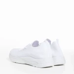 Дамски спортни обувки бели  от текстилен материал  Ricarda