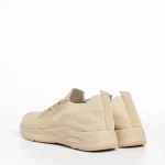 Дамски спортни обувки бежови  от текстилен материал  Ricarda