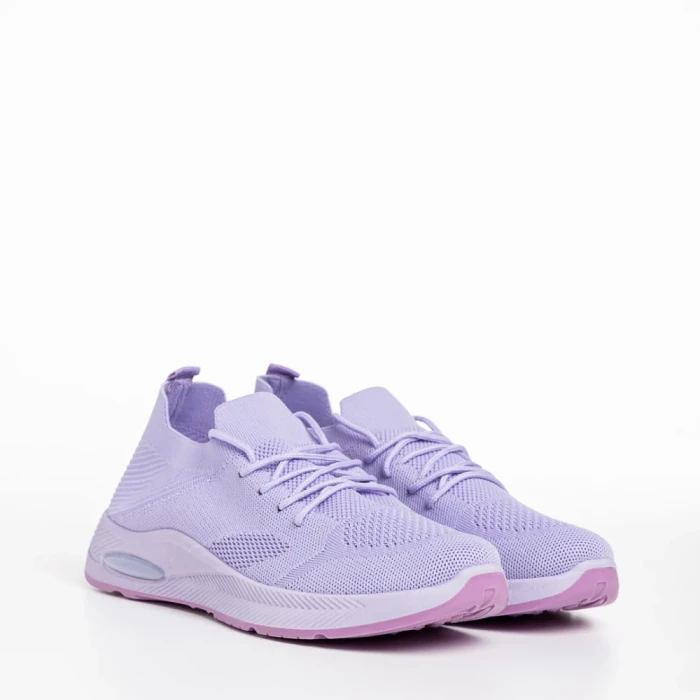 Дамски спортни обувки лилави от текстилен материал  Ricarda