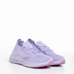 Дамски спортни обувки лилави от текстилен материал  Ricarda