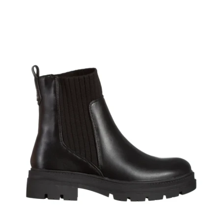 Дамски боти  черни  от еко кожа  Elsie