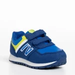 Детски спортни обувки  тъмно сини от еко кожа  Clancy