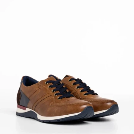 Мъжки обувки камел от еко кожа  Ilan