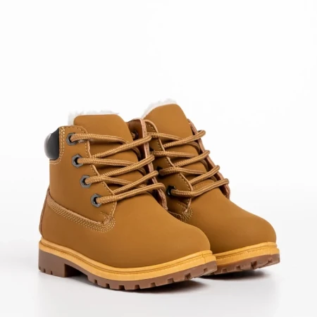 Детски боти  камел  от еко кожа  Cruz