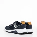 Мъжки спортни обувки   сини  от текстилен материал Alvin