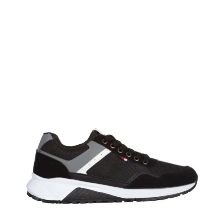 Мъжки спортни обувки   черни от текстилен материал Alvin