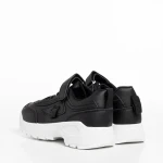 Детски спортни обувки  черни от еко кожа  Rumaysa