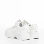 Детски спортни обувки бели от еко кожа  Rumaysa