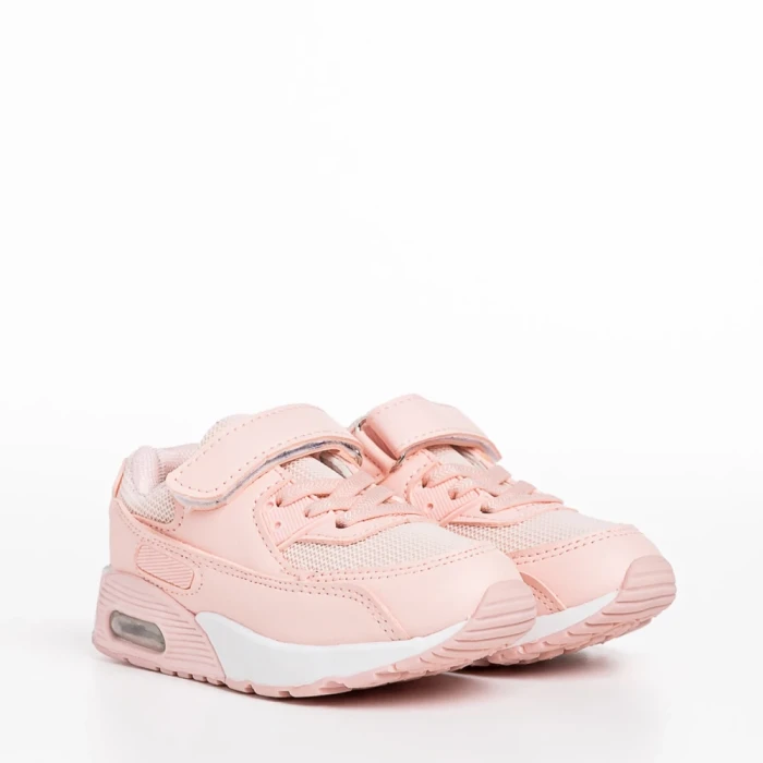 Дамски спортни обувки  розови  от текстилен материал Reyn