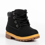 Детски боти черни  от еко кожа  Cruz