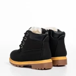 Детски боти черни  от еко кожа  Cruz