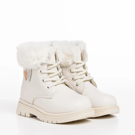 Детски чизми бежови  от еко кожа  Sedona