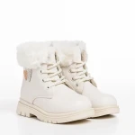 Детски чизми бежови  от еко кожа  Sedona