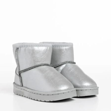 Детски чизми Coriza сребристи