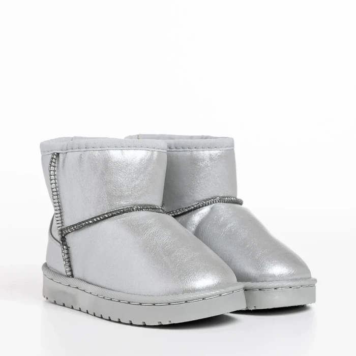 Детски чизми Coriza сребристи