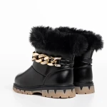 Детски чизми черни  от еко кожа  Marta