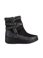 Дамски боти  черни  от текстилен материал  Katara