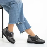 Всекидневни дамски обувки  сиви  от еко кожа  Kaida