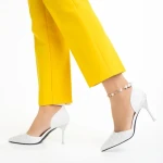 Дамски обувки  бели от еко кожа  Briony