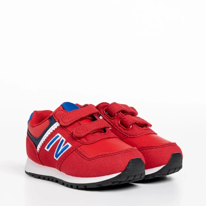 Детски спортни обувки  червени от еко кожа  Clancy