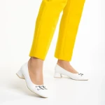 Дамски обувки  бели  от еко кожа  Braulia