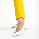 Дамски обувки  бели  от еко кожа  Braulia