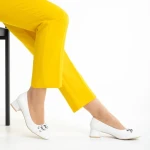 Дамски обувки  бели  от еко кожа  Braulia