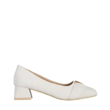 Дамски обувки  светло бежови  от текстилен материал  Briella