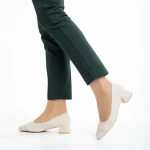 Дамски обувки  светло бежови  от текстилен материал  Briella