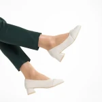 Дамски обувки  светло бежови  от текстилен материал  Briella